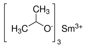 Samarium(III) isopropoxide - CAS:3504-40-3 - Samarium i-propoxide, Tris(isopropoxy)samarium, Samarium triisopropoxide, Samarium 2-propanolate, Sm(OiPr)3